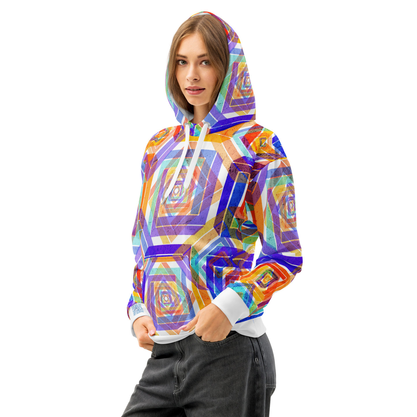 Penrose Square Cotton Hoodie