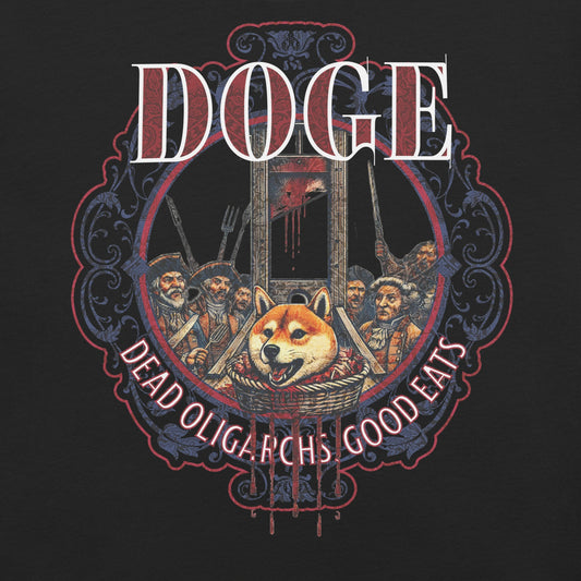 Unisex DOGE Shiba Inu Guillotine Tee