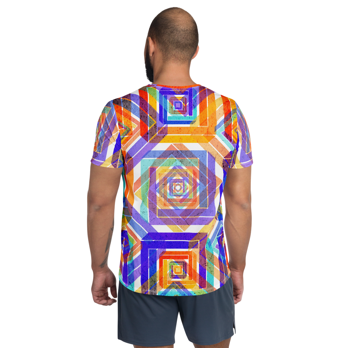 Athletic Threads Penrose Square Men's Athletic Tee – Faux Threads