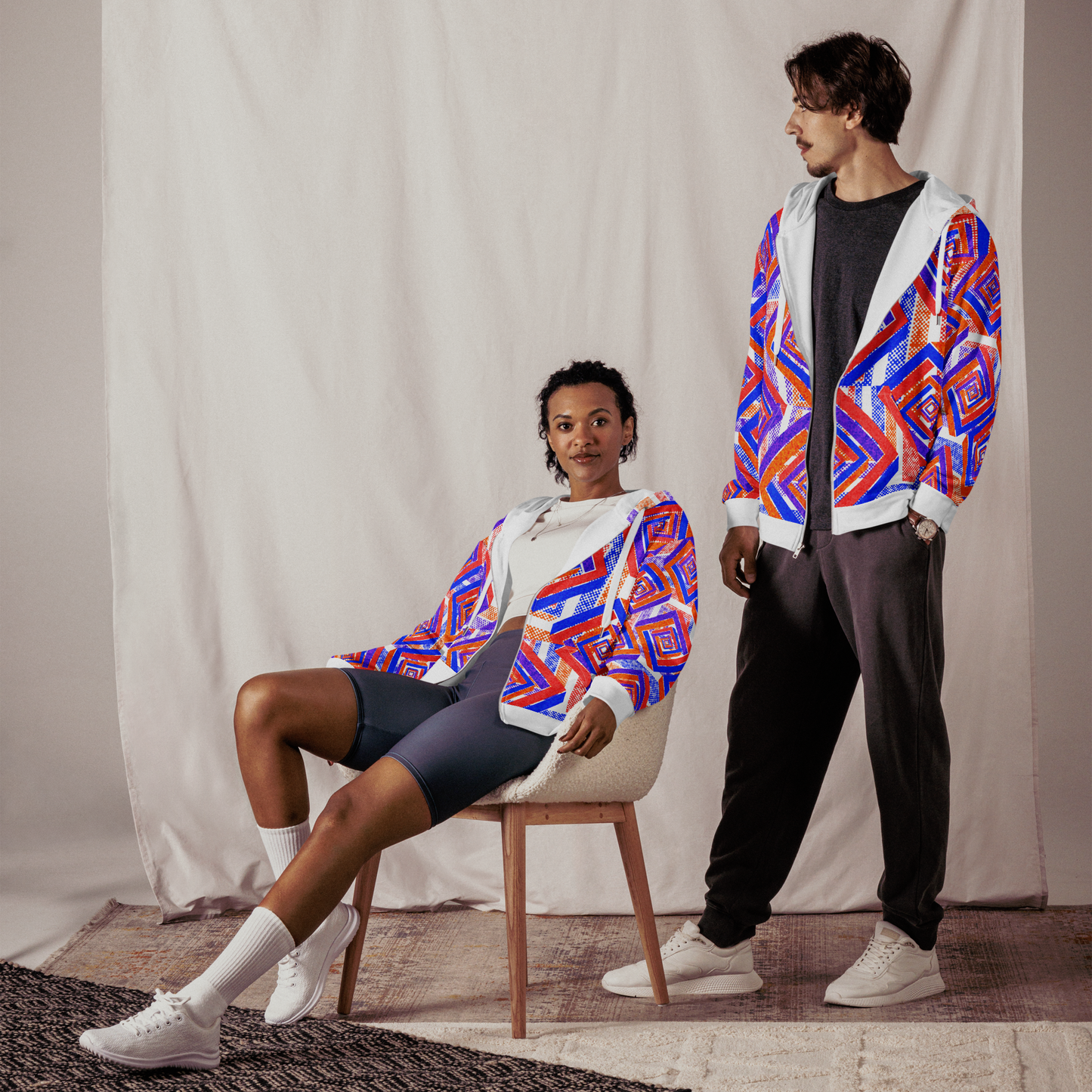 Penrose Square Evolved Zip Hoodie