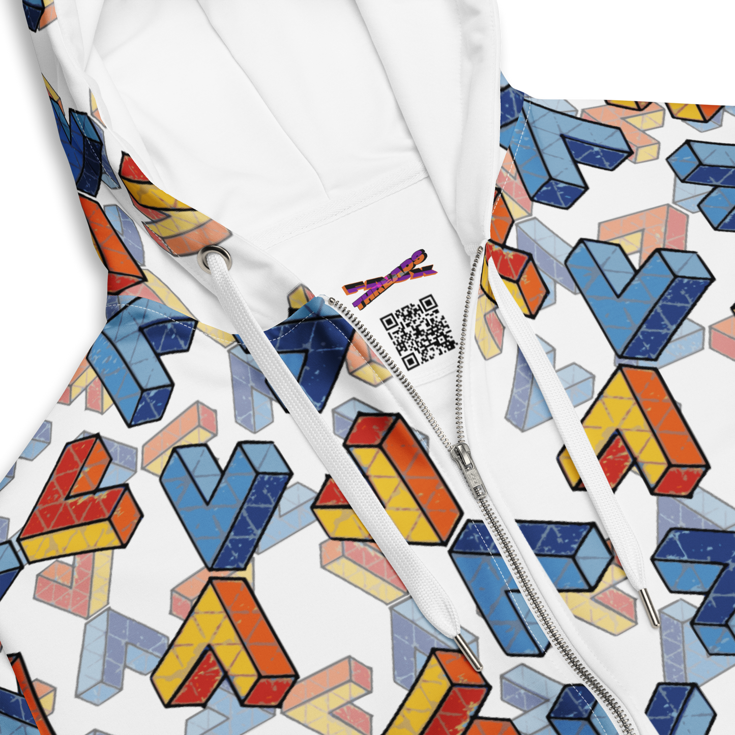 Penrose Triangle Zip Hoodie