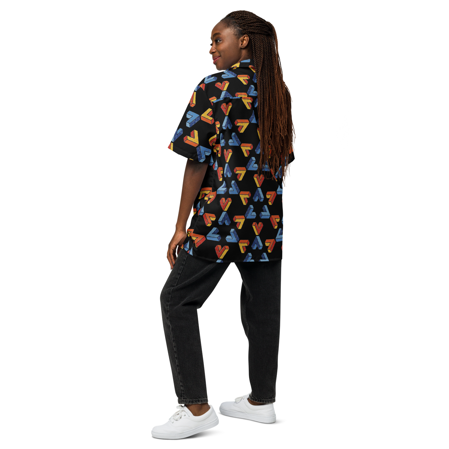 Unisex Penrose Triangle Hawaiian Shirt