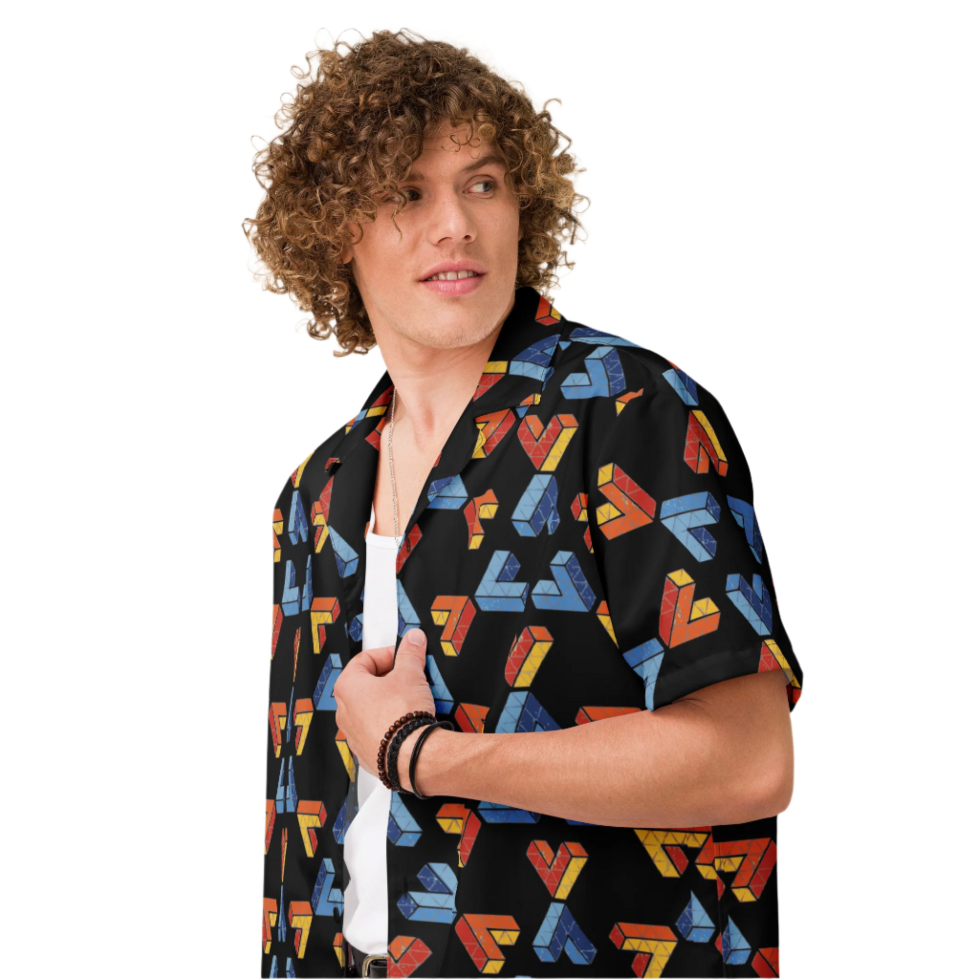 Unisex Penrose Triangle Hawaiian Shirt