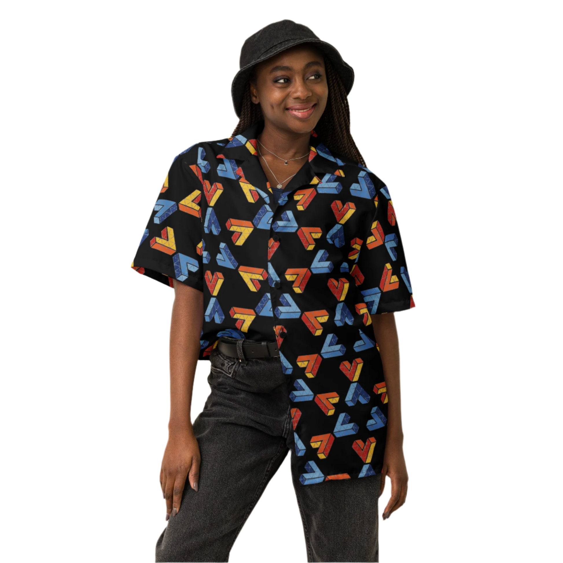 Unisex Penrose Triangle Hawaiian Shirt