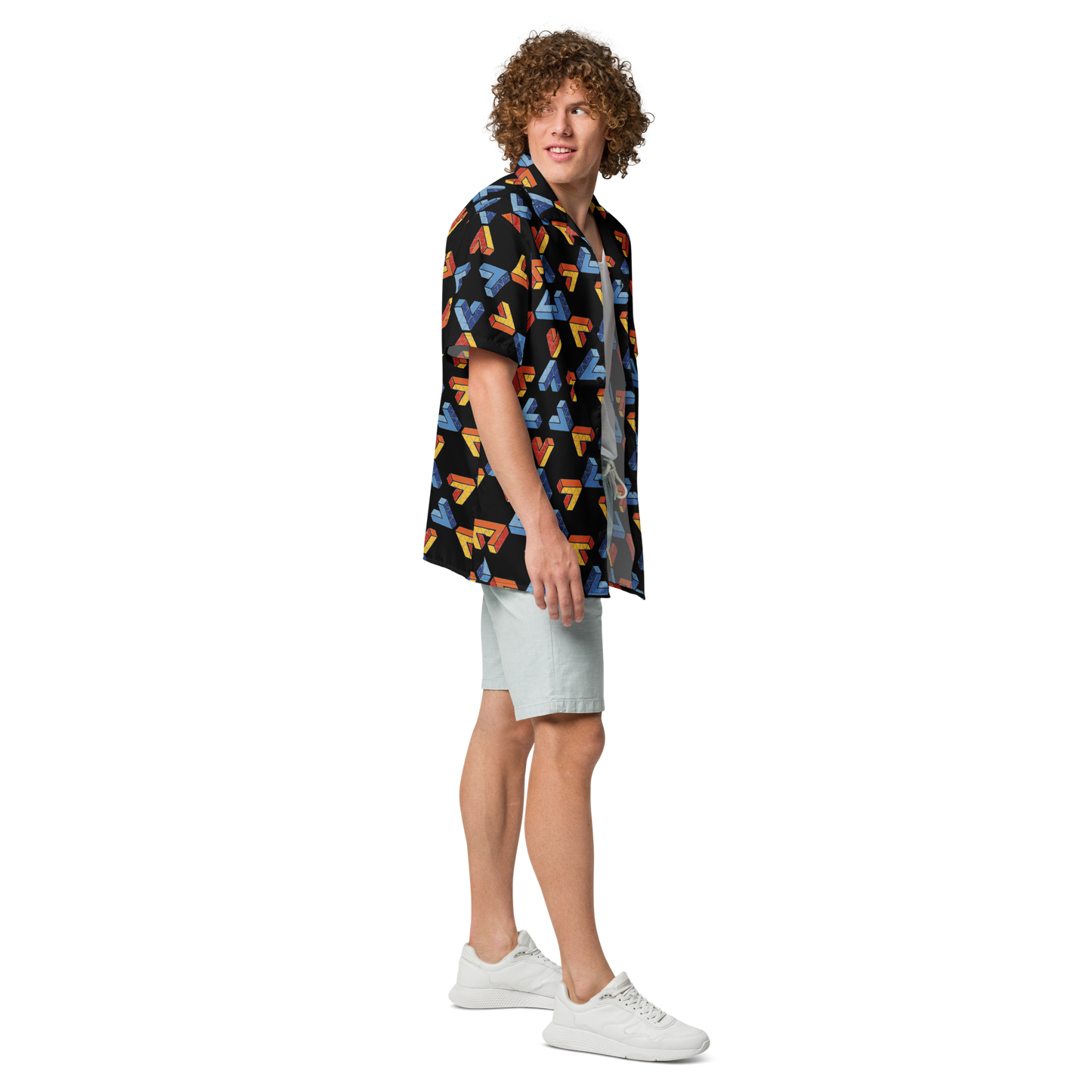 Unisex Penrose Triangle Hawaiian Shirt