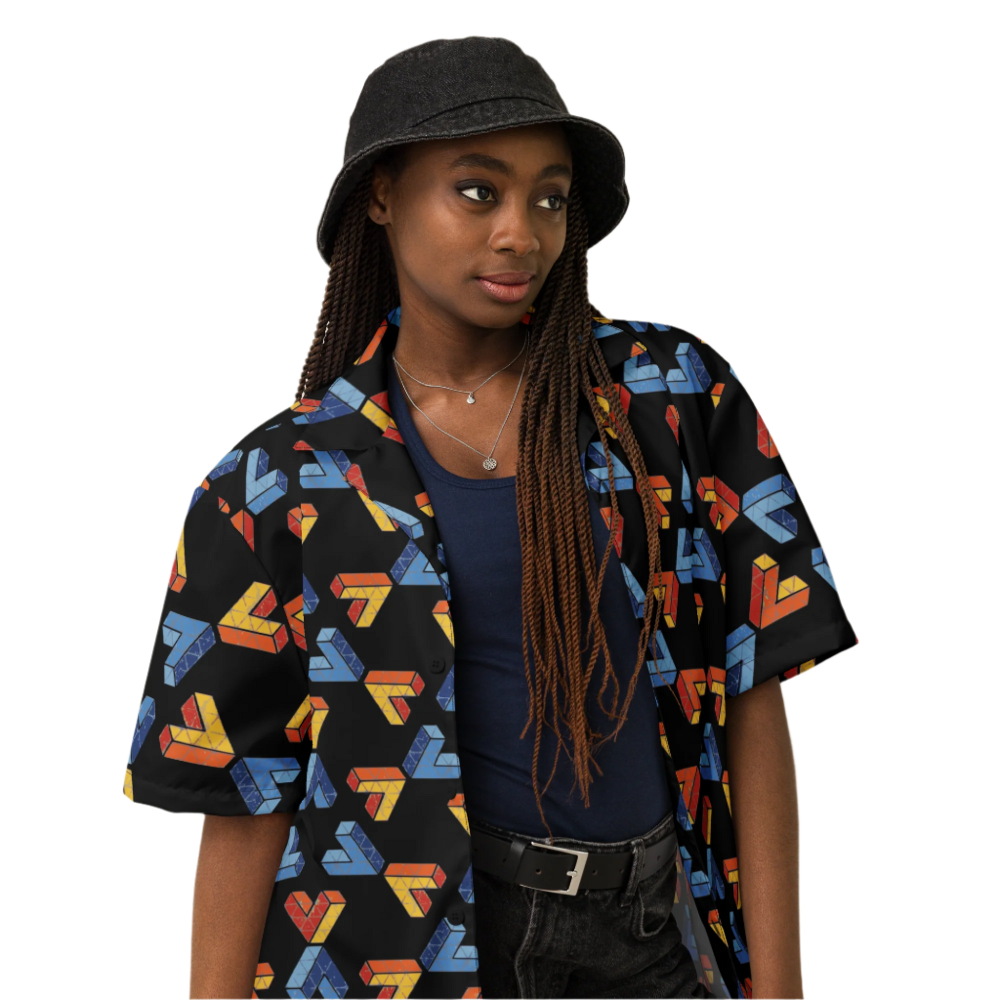 Unisex Penrose Triangle Hawaiian Shirt