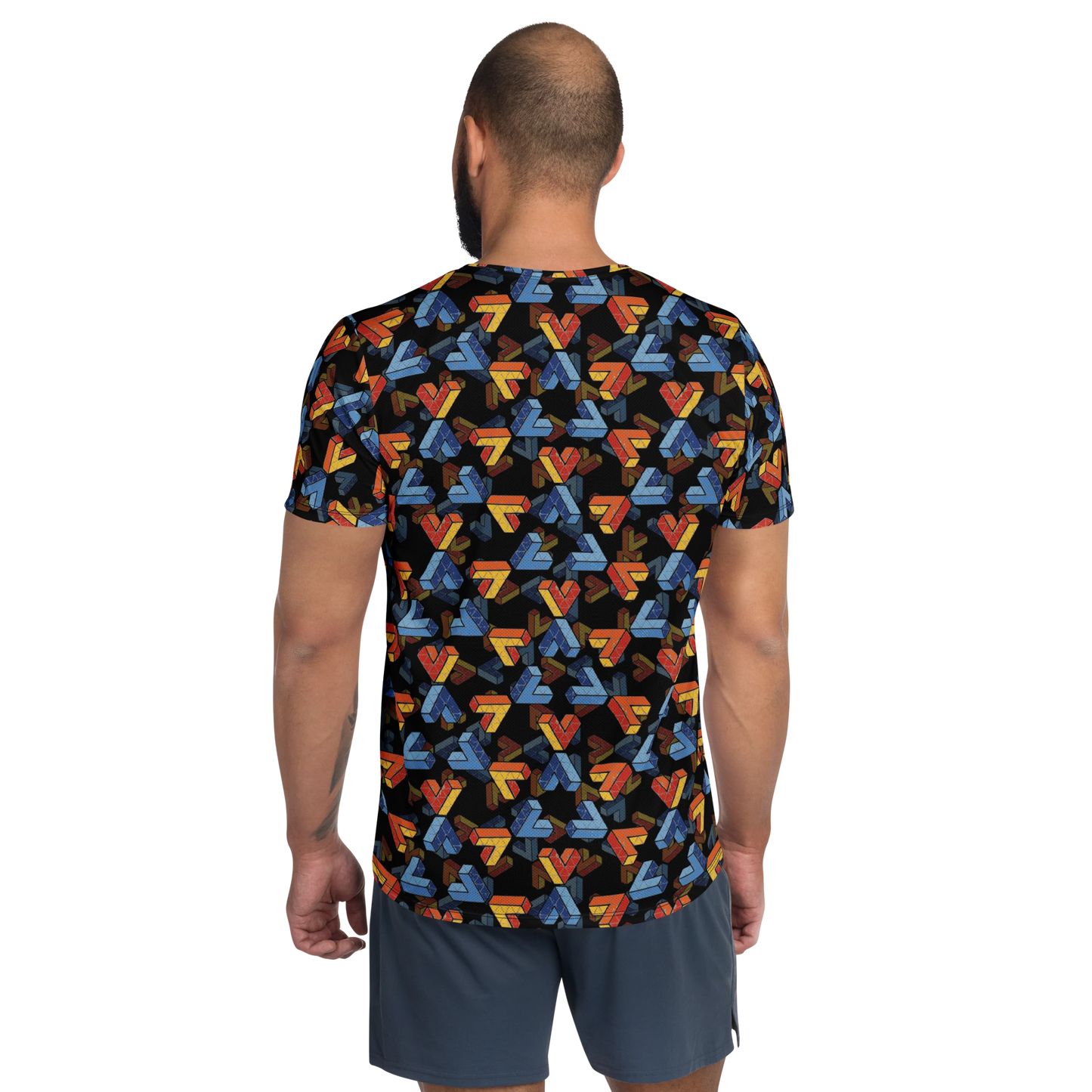 Penrose Triangle Men's Athletic Tee