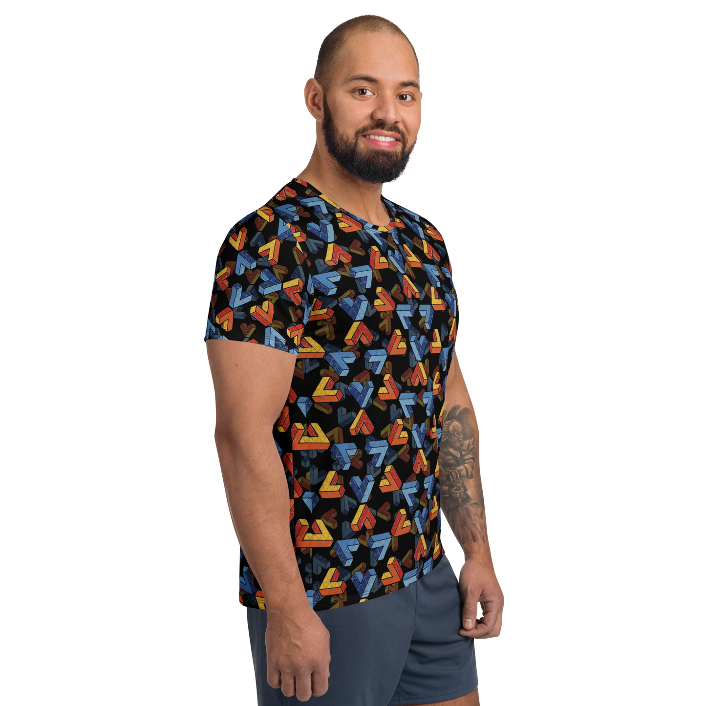 Penrose Triangle Men's Athletic Tee