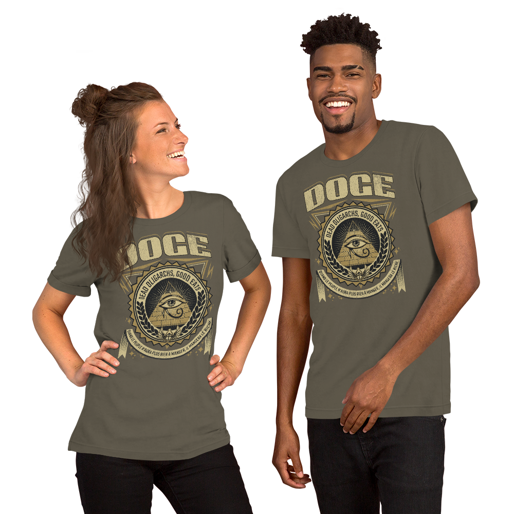 Unisex DOGE Illuminati All Seeing Eye T-shirt 
