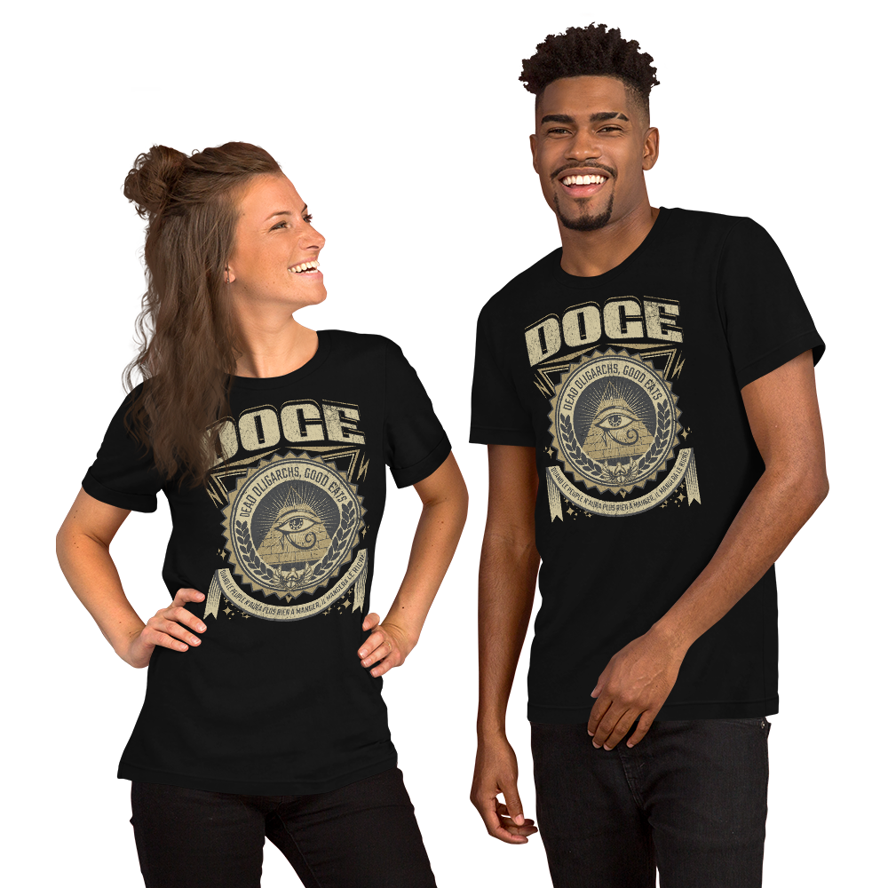 Unisex DOGE Illuminati All Seeing Eye T-shirt 