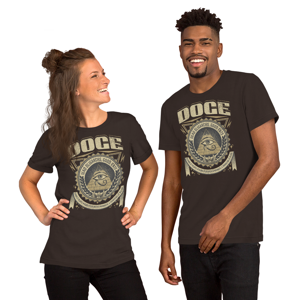 Unisex DOGE Illuminati All Seeing Eye T-shirt 