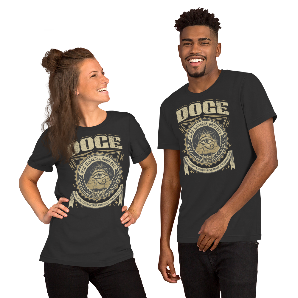 Unisex DOGE Illuminati All Seeing Eye T-shirt 
