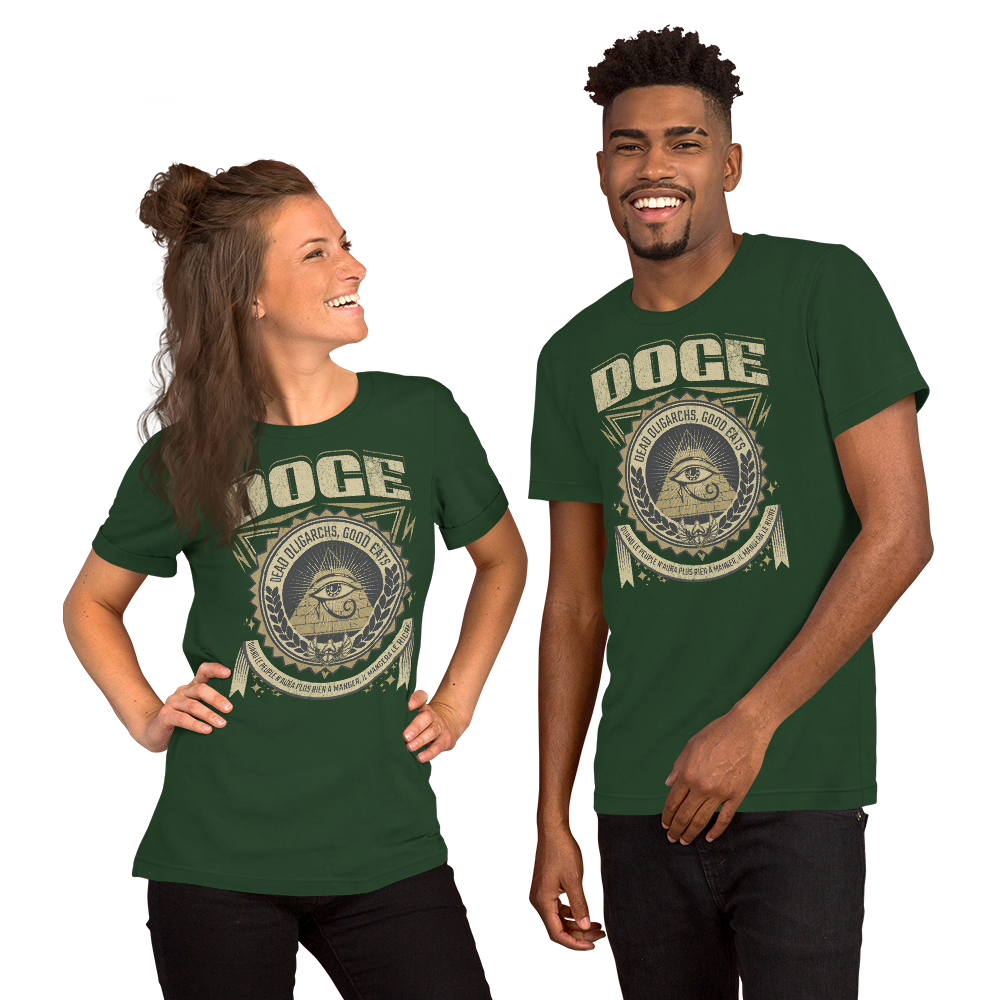 Unisex DOGE Illuminati All Seeing Eye T-shirt 