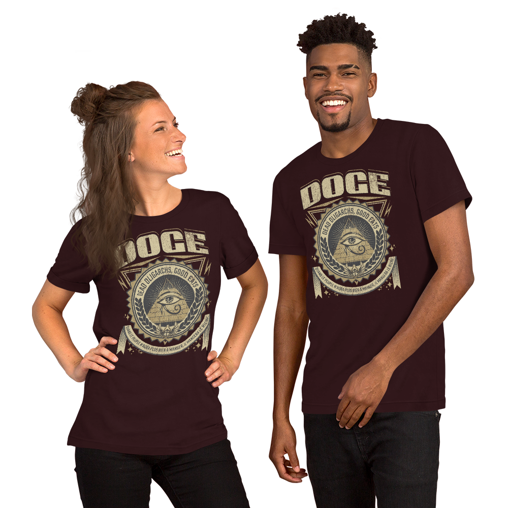 Unisex DOGE Illuminati All Seeing Eye T-shirt 