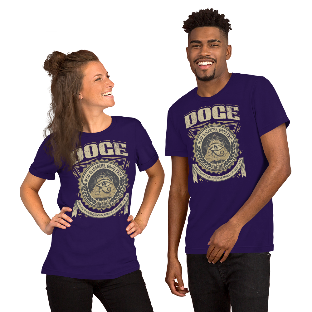 Unisex DOGE Illuminati All Seeing Eye T-shirt 