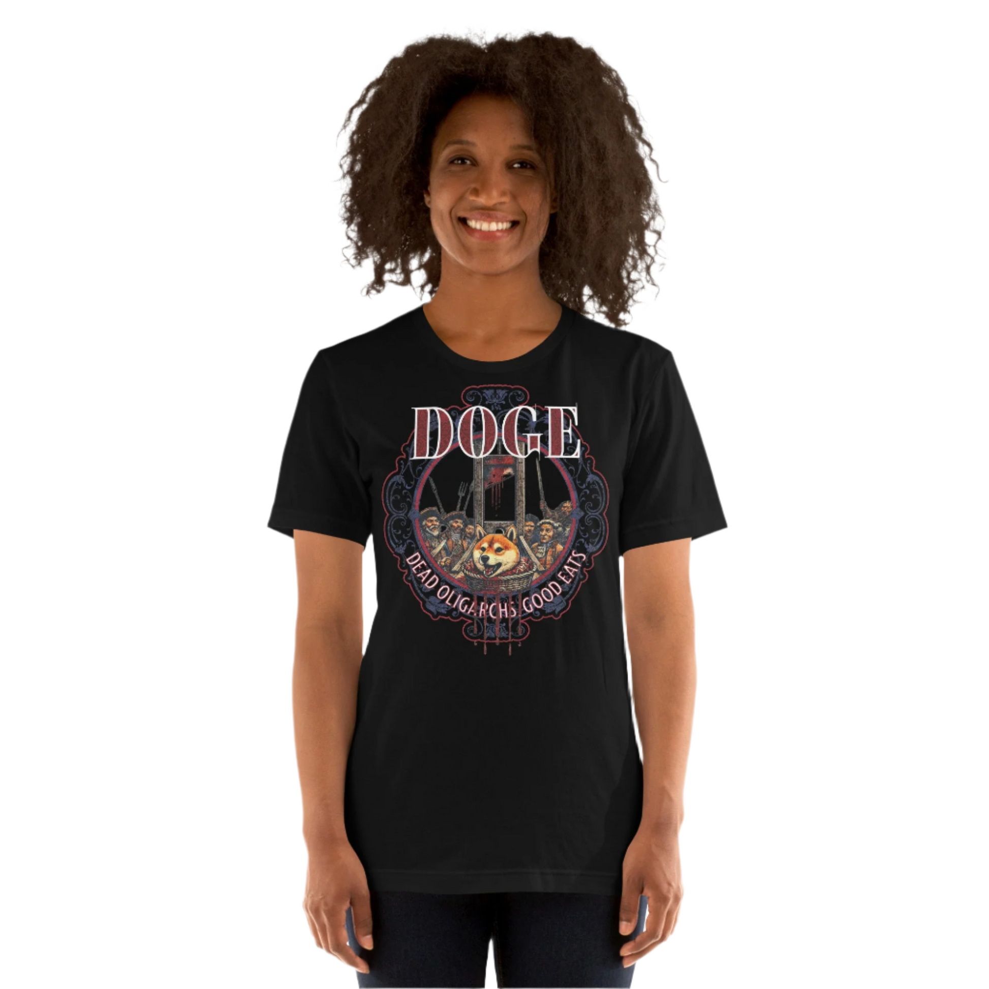 Unisex DOGE Shiba Inu Guillotine T-shirt