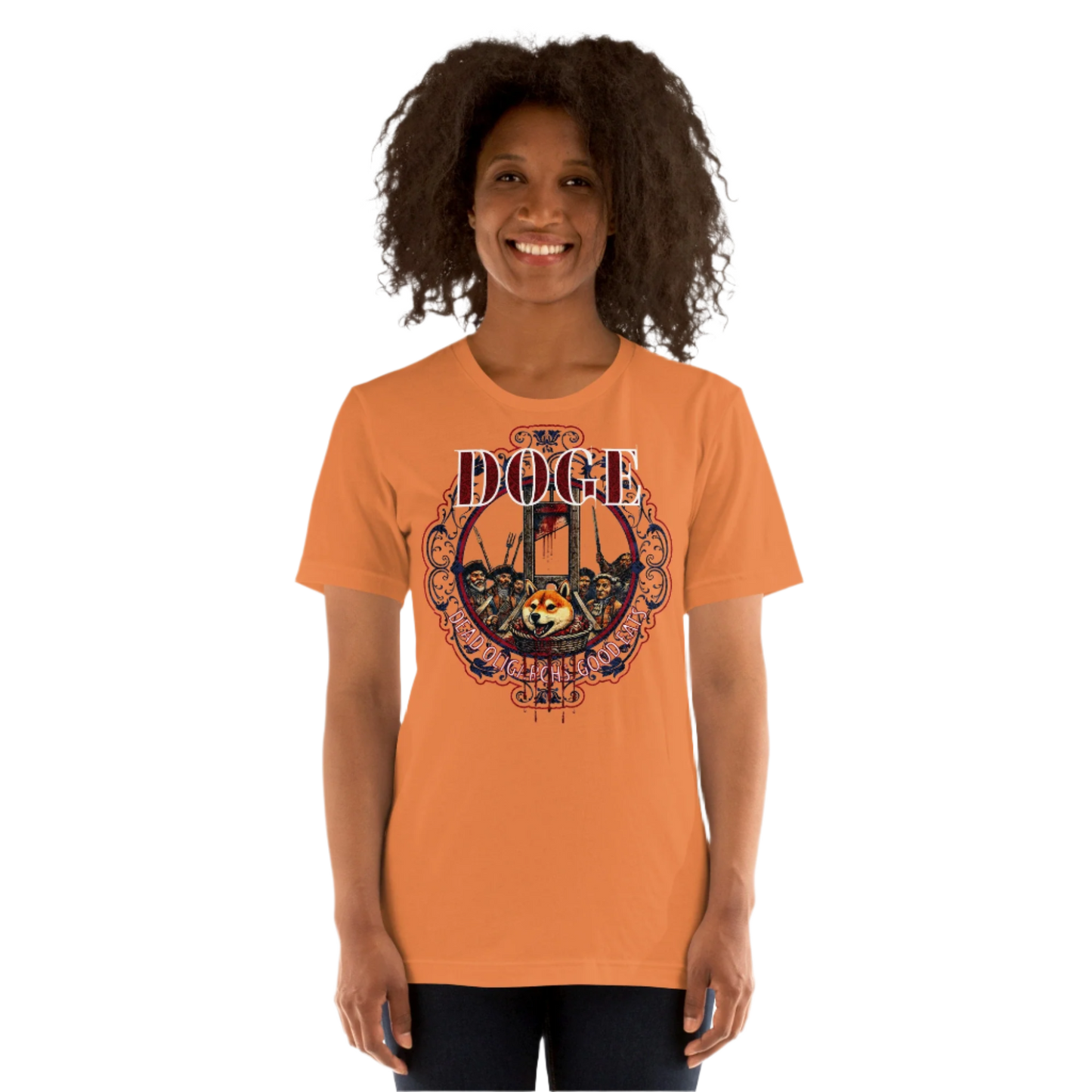 Unisex DOGE Shiba Inu Guillotine T-shirt