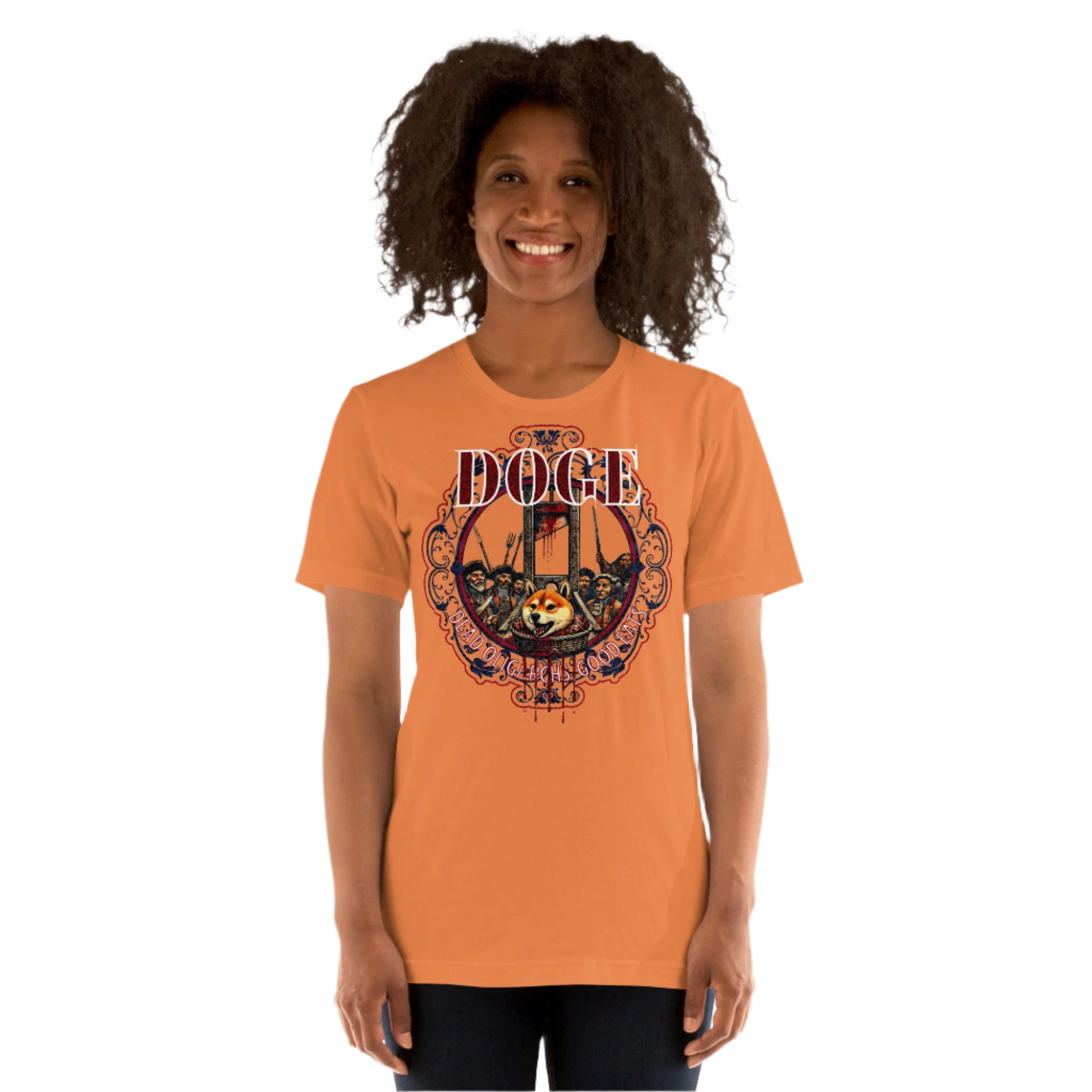Unisex DOGE Shiba Inu Guillotine T-shirt