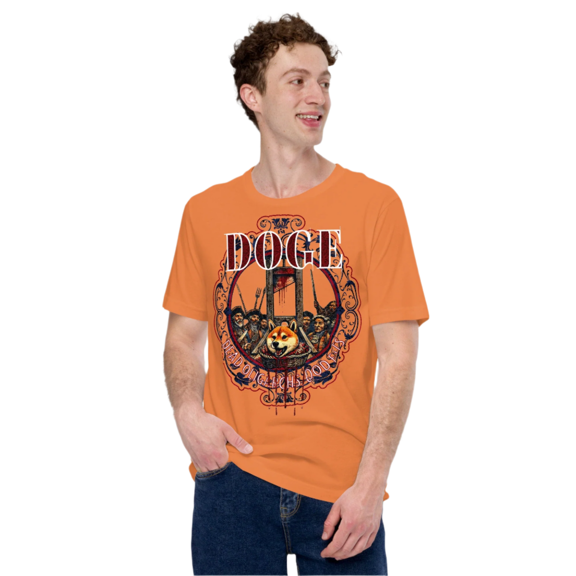 Unisex DOGE Shiba Inu Guillotine T-shirt