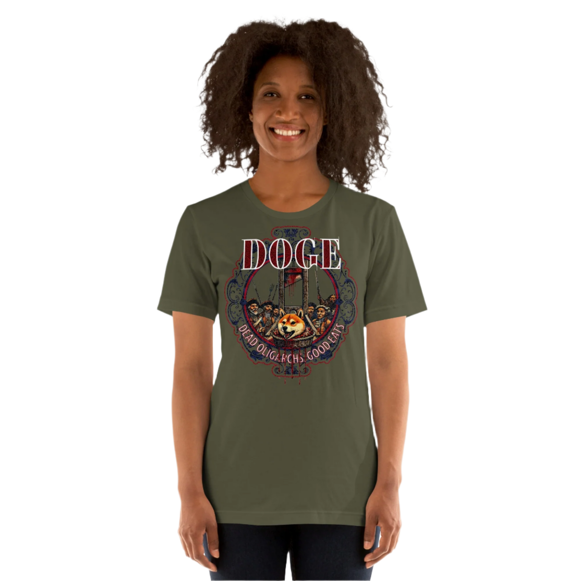 Unisex DOGE Shiba Inu Guillotine T-shirt