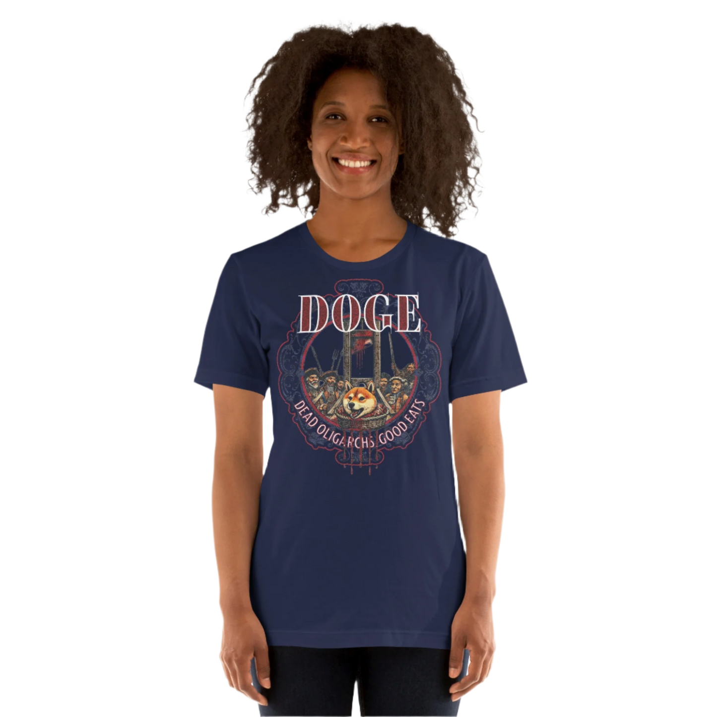 Unisex DOGE Shiba Inu Guillotine T-shirt