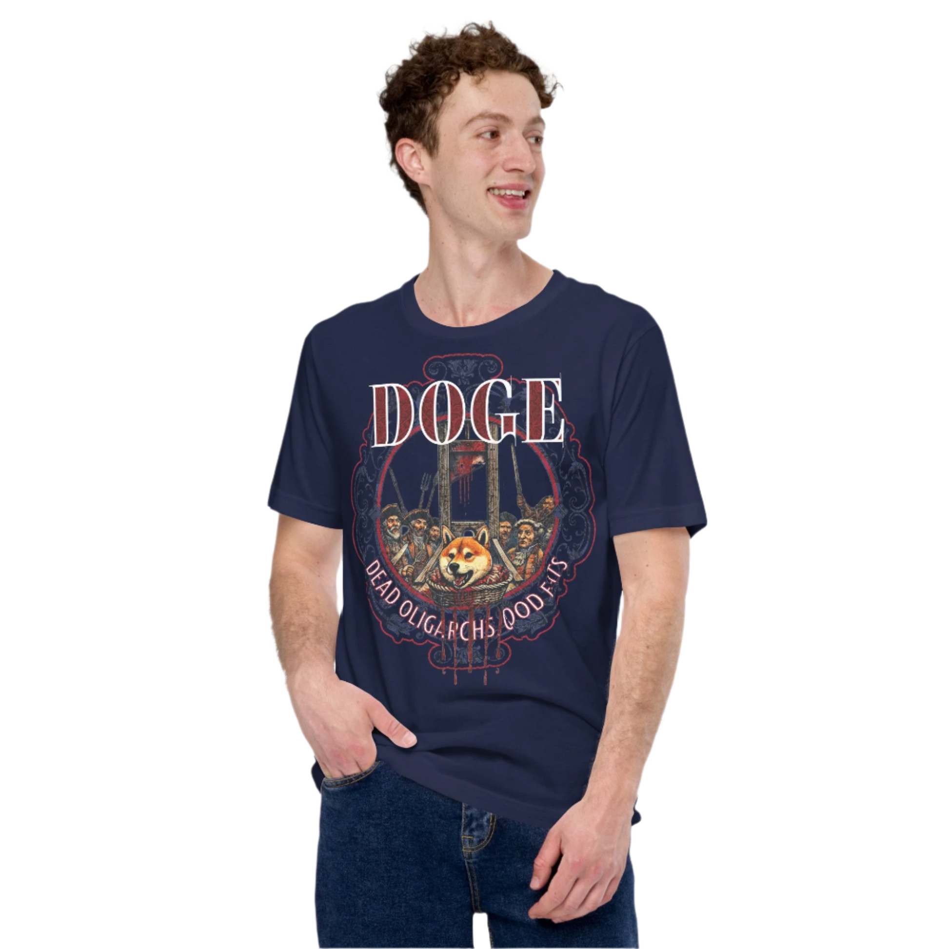Unisex DOGE Shiba Inu Guillotine T-shirt