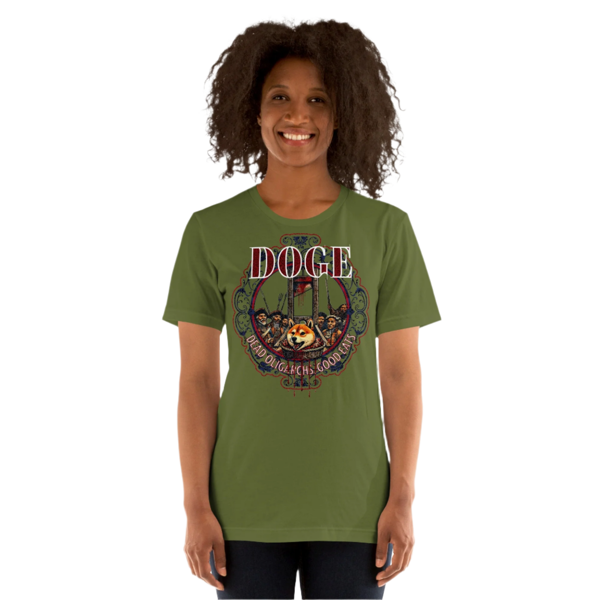 Unisex DOGE Shiba Inu Guillotine T-shirt