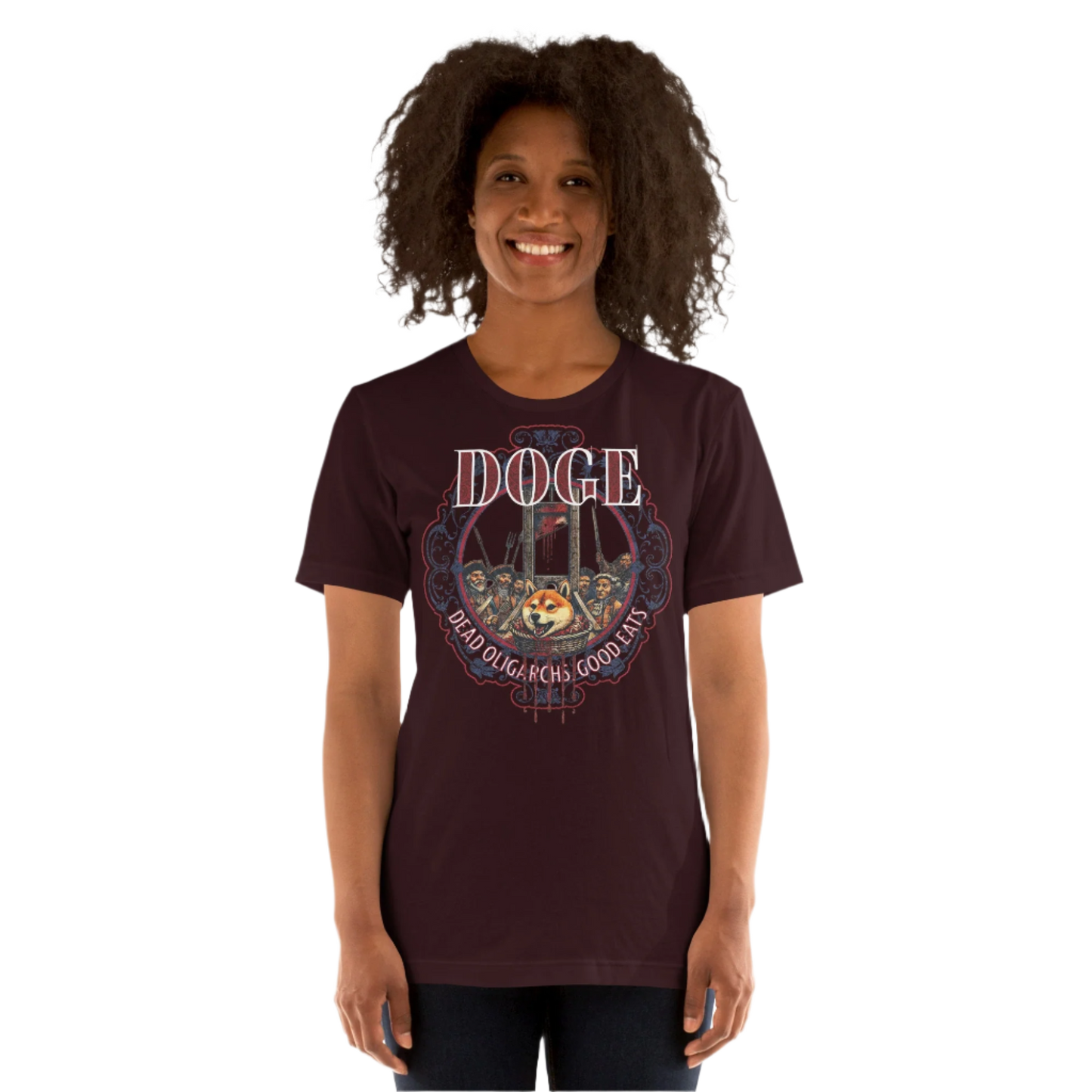 Unisex DOGE Shiba Inu Guillotine T-shirt