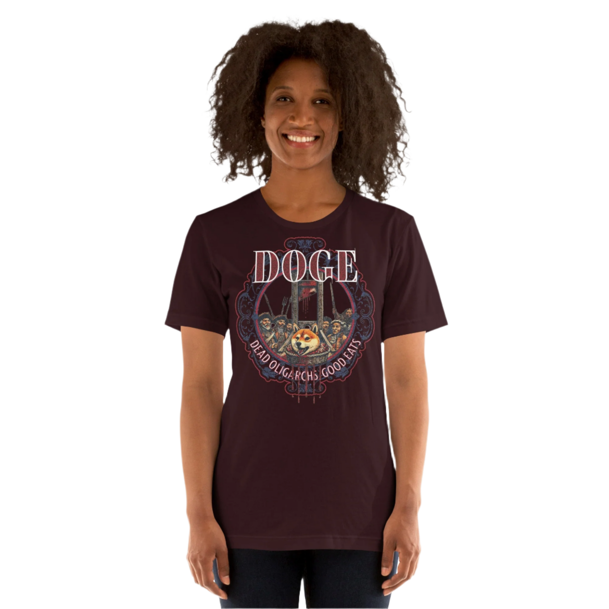 Unisex DOGE Shiba Inu Guillotine T-shirt