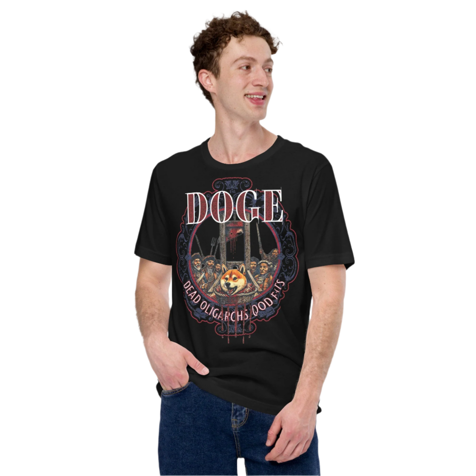 Unisex DOGE Shiba Inu Guillotine T-shirt