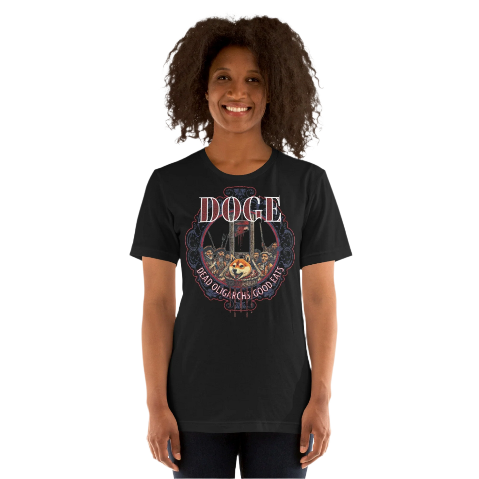 Unisex DOGE Shiba Inu Guillotine T-shirt