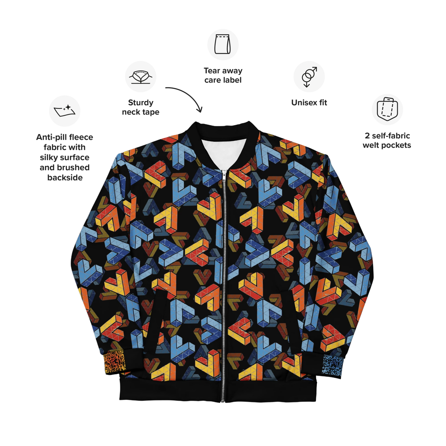 Penrose Triangle Bomber Jacket