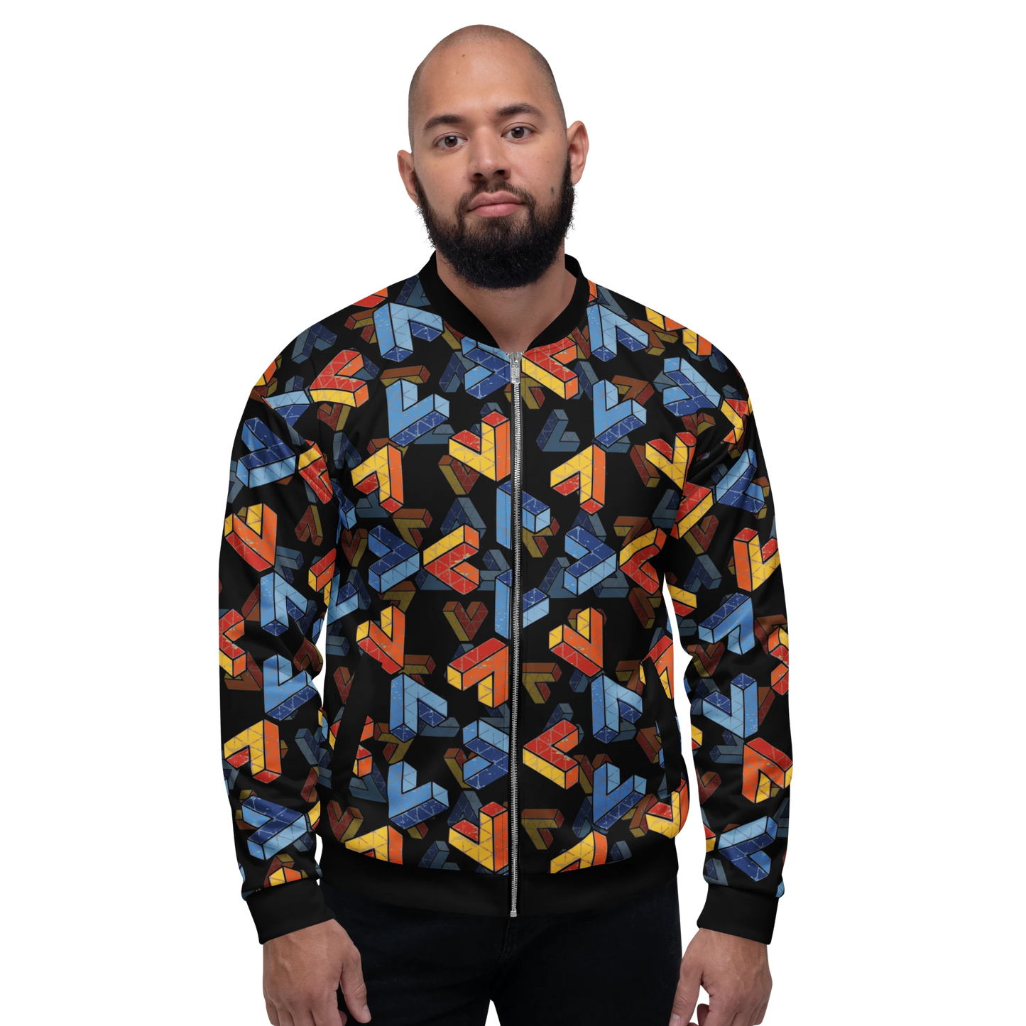 Penrose Triangle Bomber Jacket