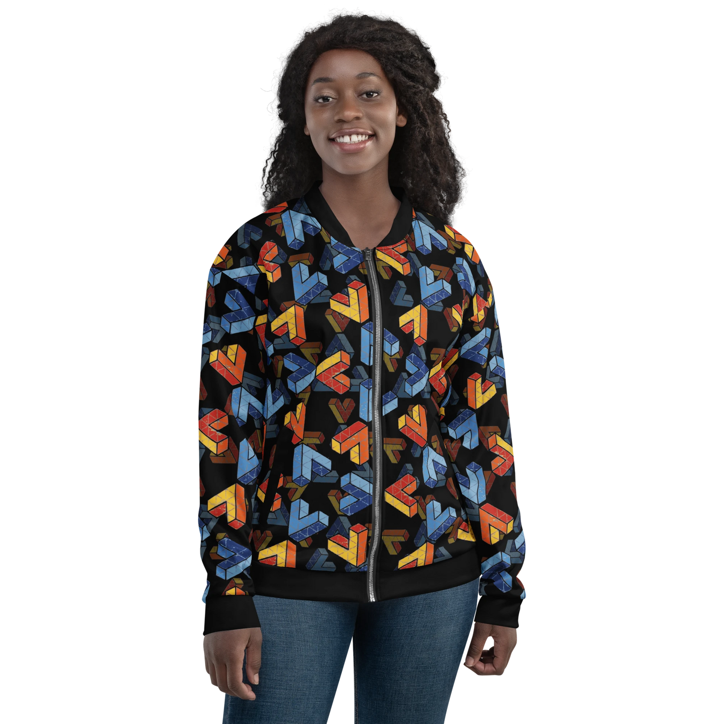 Penrose Triangle Bomber Jacket