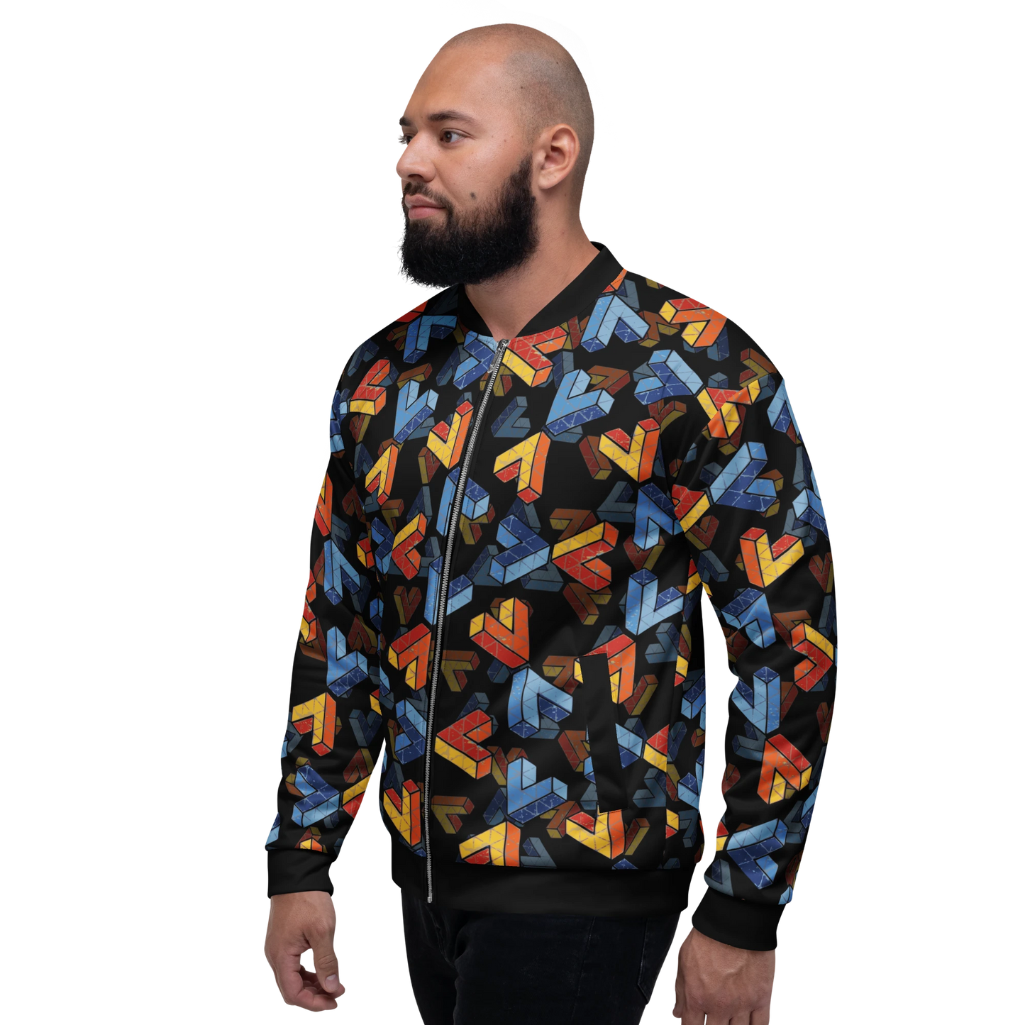 Penrose Triangle Bomber Jacket