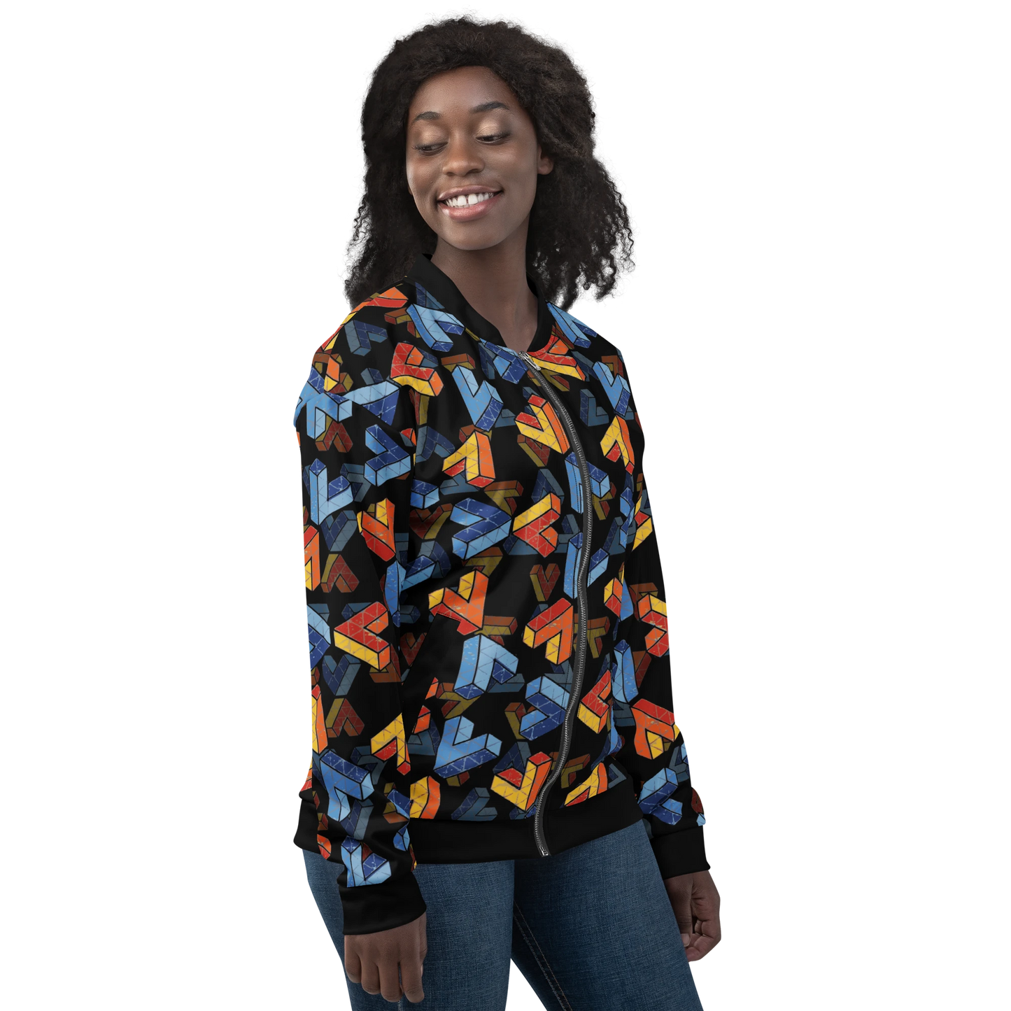Penrose Triangle Bomber Jacket